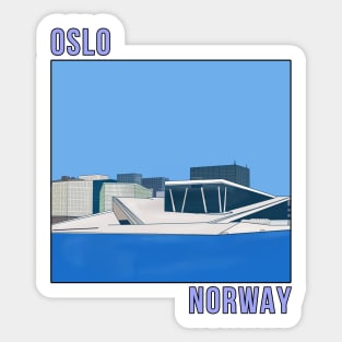 Oslo Norway Sticker